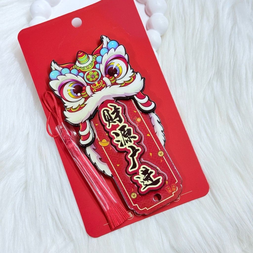 Magnet Trang Trí Tủ Lạnh Vuông Lân Tết ( 6 Mẫu)