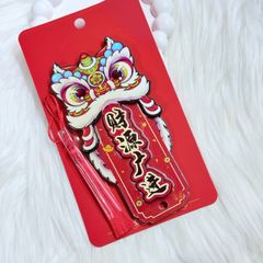Magnet Trang Trí Tủ Lạnh Vuông Lân Tết ( 6 Mẫu)