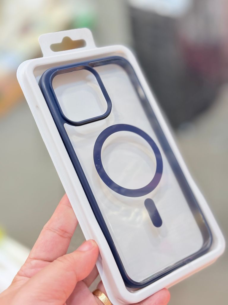 Case Ốp điện thoại iPhone Trong Likgus Magsafe Viền Màu Nhám Lưng Trong Không Vàng 16/Plus/Pro/Promax - PREMIUM Classic Design