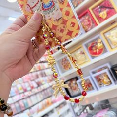 Dây Đeo Điện Thoại Ngắn Charm Đá Tài Lộc Tết 2026
