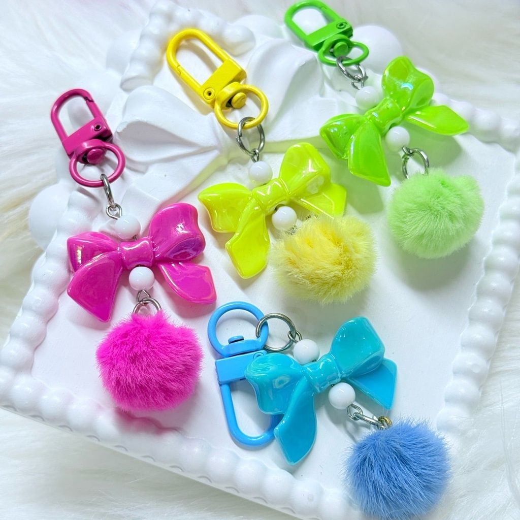 Móc treo điện thoại mini các mẫu NƠ cute dễ thương - nhiều mẫu
