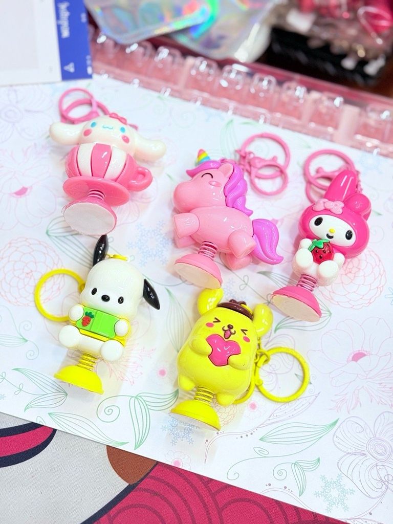 MÓC KHÓA LÒ XO NHÚN KUTE