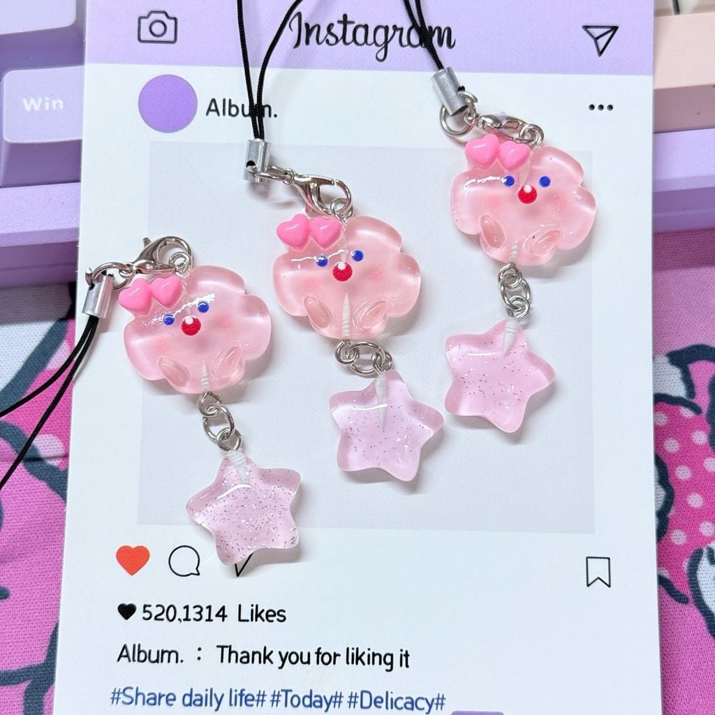 Móc treo điện thoại mini cute dễ thương nhiều mẫu