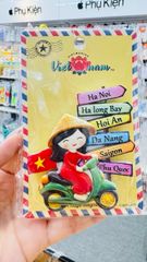 Nam Châm Gỗ 3D Trang Trí Tủ Lạnh Fridge Magnet - Món Ăn- Quà lưu niệm - Việt Nam (VietMories)