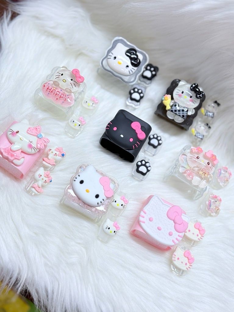 COMBO BẢO VỆ CÓC CÁP SẠC HELLO KITTY