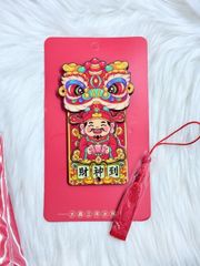 Magnet Trang Trí Tủ Lạnh Ông Thần Tài & Lân Tết (4 Mẫu)