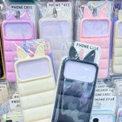 Case Ốp điện thoại iPhone phao Tai MÈO chất silicone iPhone 15/16/17Pro/Promax