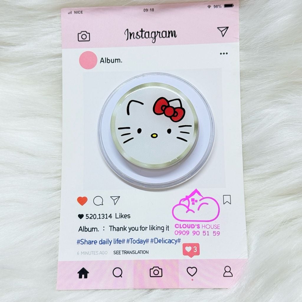 POPSOCKET Magsafe Nam Châm Hít Hello Kitty Kute