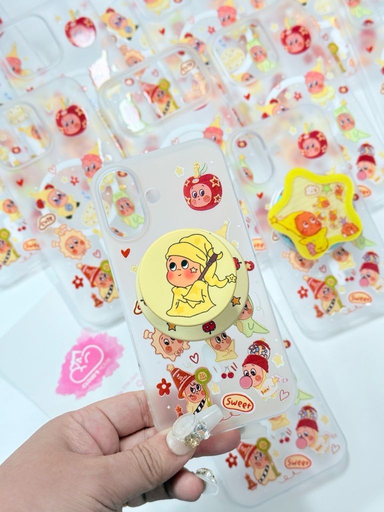 Case Ốp điện thoại iPhone Twinkle Twinkle Sweet Nhám Magsafe iPhone 13/14/15/16/17 Pro/Promax