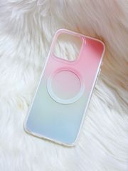 Case Ốp điện thoại iPhone Ombre Hồng Xanh Có Nút Control Magsafe iPhone 13/14/15/16/17Pro/Promax