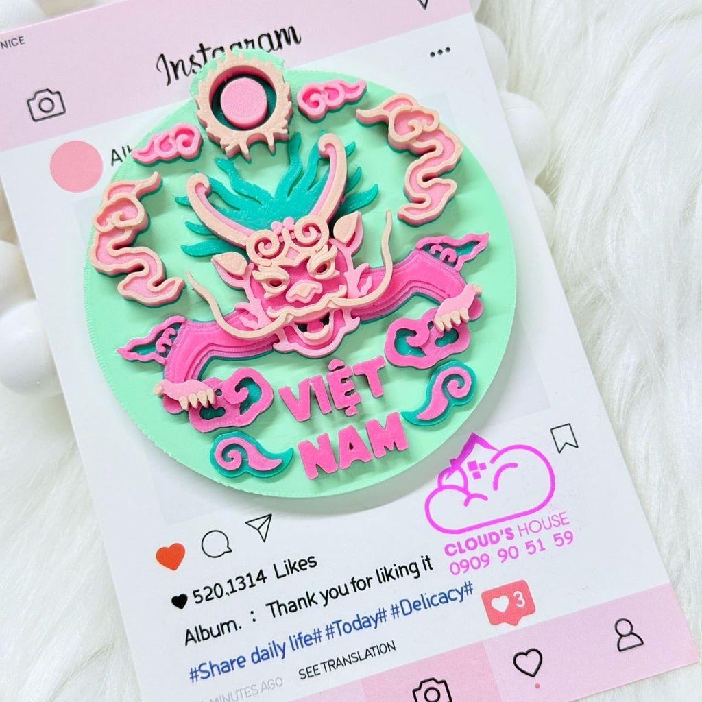 CNHN- Nam Châm Hít/ Dán Tủ Lạnh Quà Lưu Niệm Việt Nam Fridge Magnet - Refrigerator Magnet