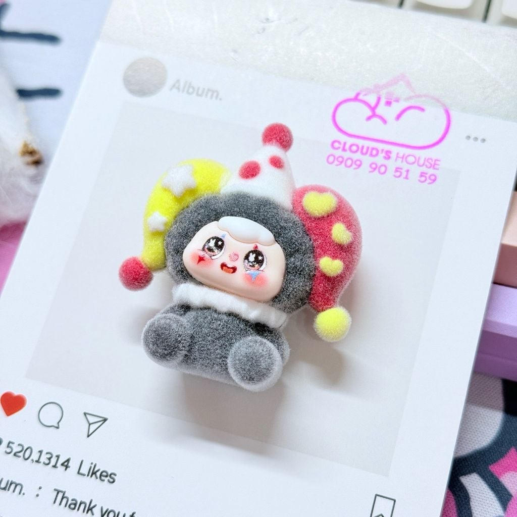 Móc Khoá Dây Charm Thỏ Công Chúa Dễ Thương