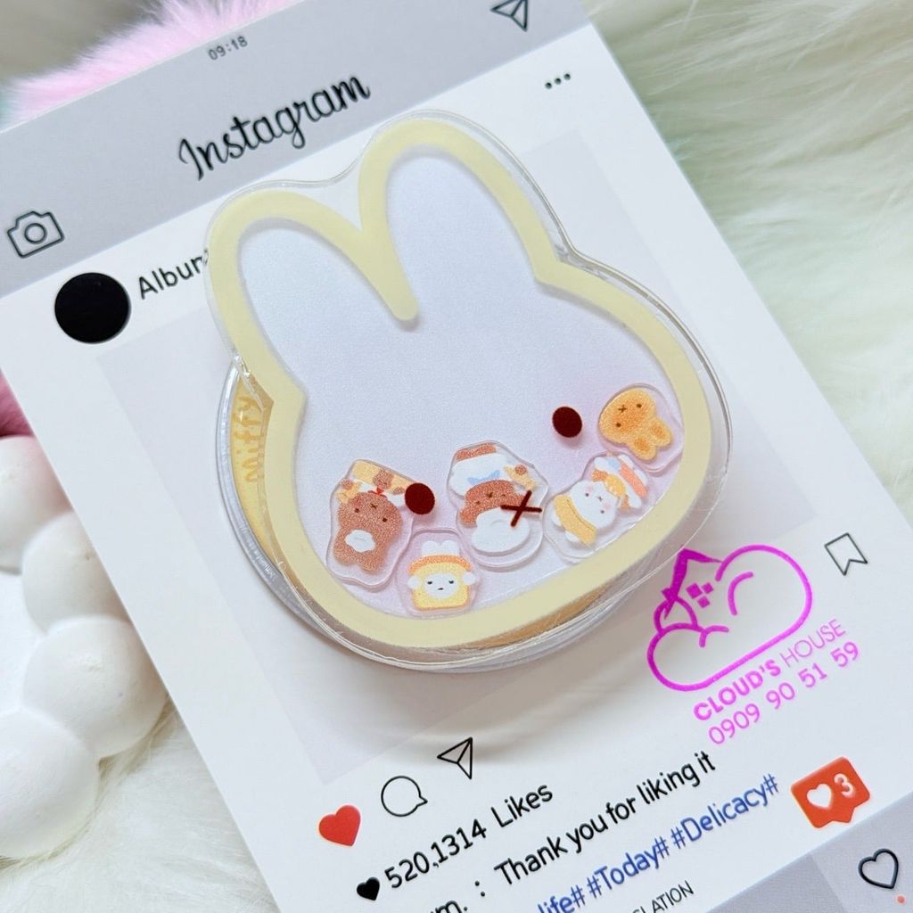 POPSOCKET Magsafe Nam Châm Hít Mẫu Miffy Rabbit - Thỏ