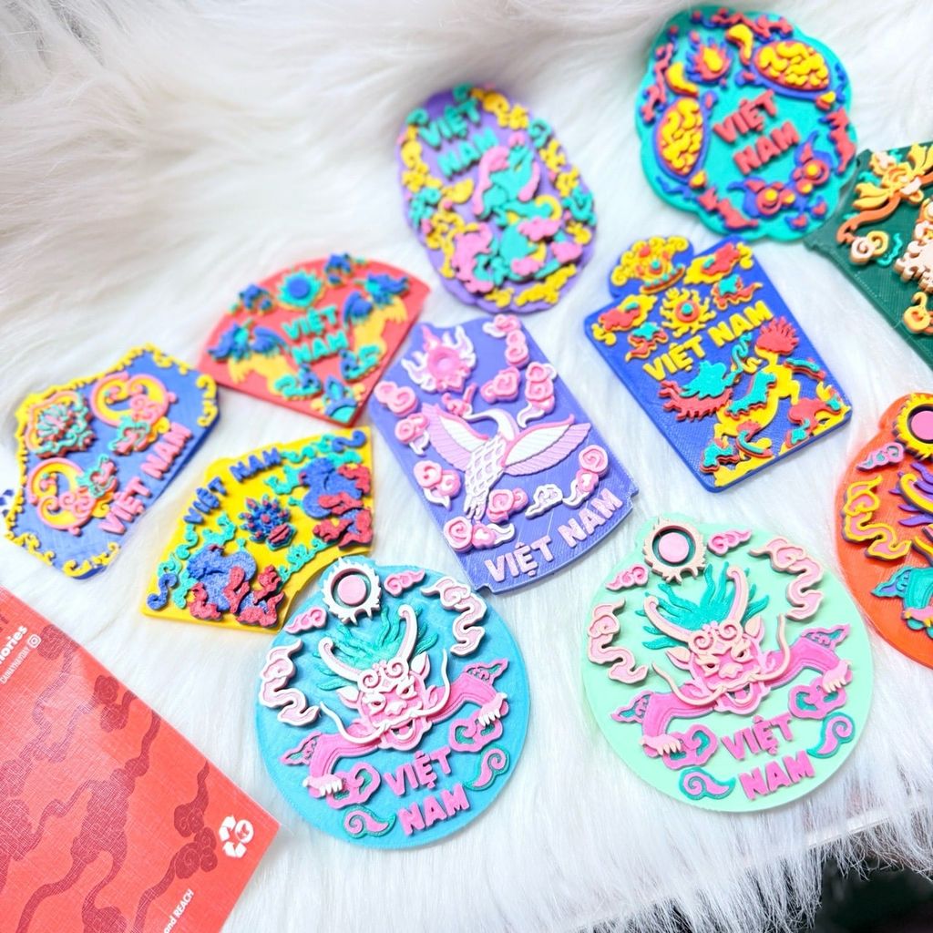 CNHN- Nam Châm Hít/ Dán Tủ Lạnh Quà Lưu Niệm Việt Nam Fridge Magnet - Refrigerator Magnet