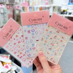 Sticker 5D Nổi Mini Nails/ Điện Thoại