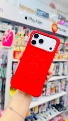 Case Ốp Điện thoại iPhone TAKASHI MURAKAMI x CASETiFY FLOWERS BLOOM Màu Đỏ Basic iPhone 17/16/15Pro/Promax