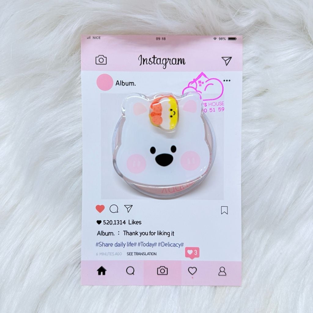 POPSOCKET Magsafe Nam Châm Hít CHÓ - MÈO Kute