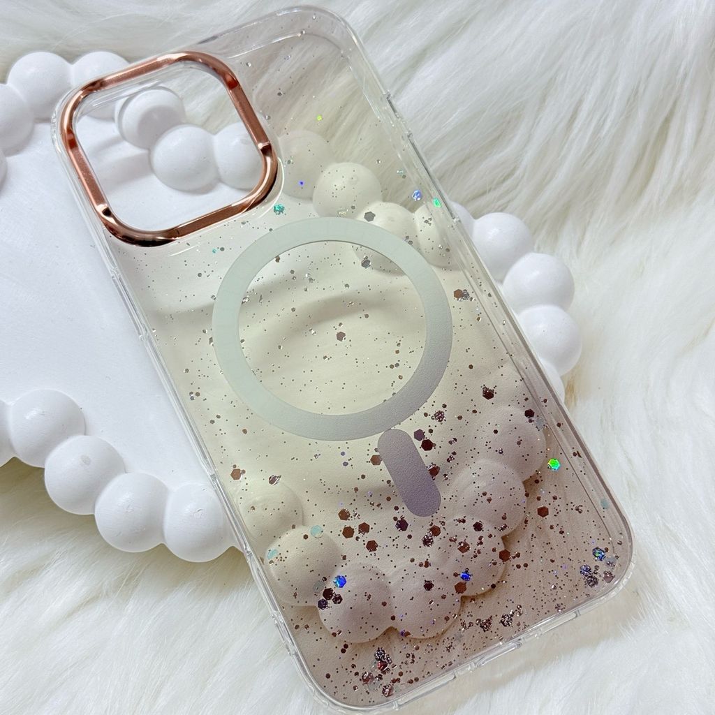 Case Ốp điện thoại iPhone Likgus Trong Ombre Nhiều Màu Bling Bling Magsafe iPhone 16/17/Promax