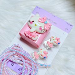 COMBO BẢO VỆ CÓC CÁP SẠC HELLO KITTY