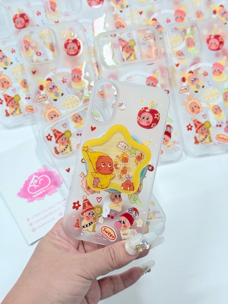 Case Ốp điện thoại iPhone Twinkle Twinkle Sweet Nhám Magsafe iPhone 13/14/15/16/17 Pro/Promax