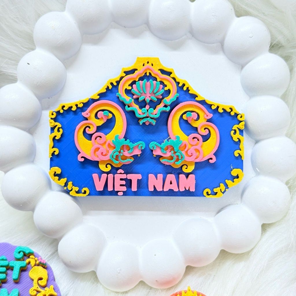CNHN- Nam Châm Hít/ Dán Tủ Lạnh Quà Lưu Niệm Việt Nam Fridge Magnet - Refrigerator Magnet