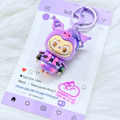 Móc Khóa Labubu Cosplay Kuromi