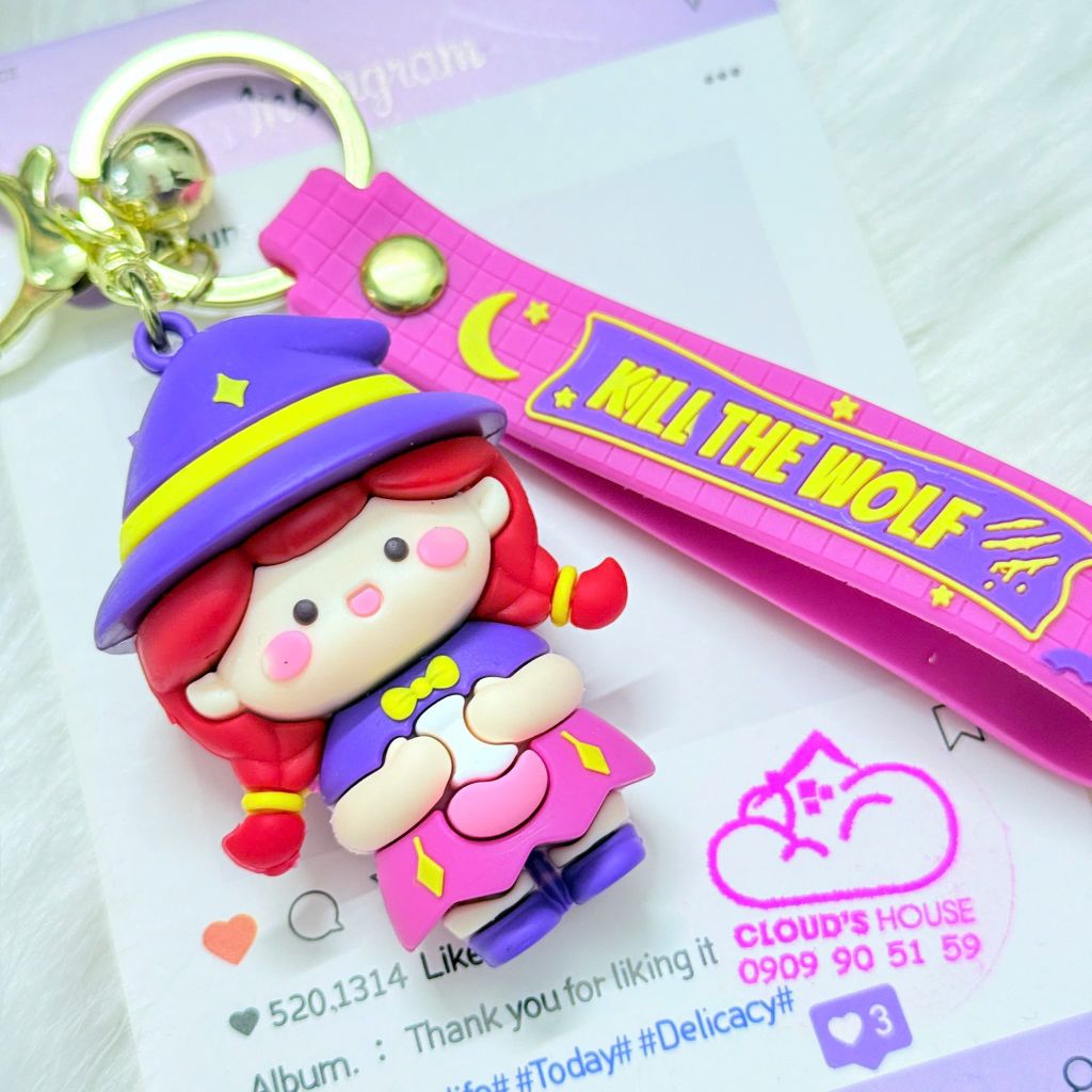 Móc Khóa Các Cô Gái Phép Thuật