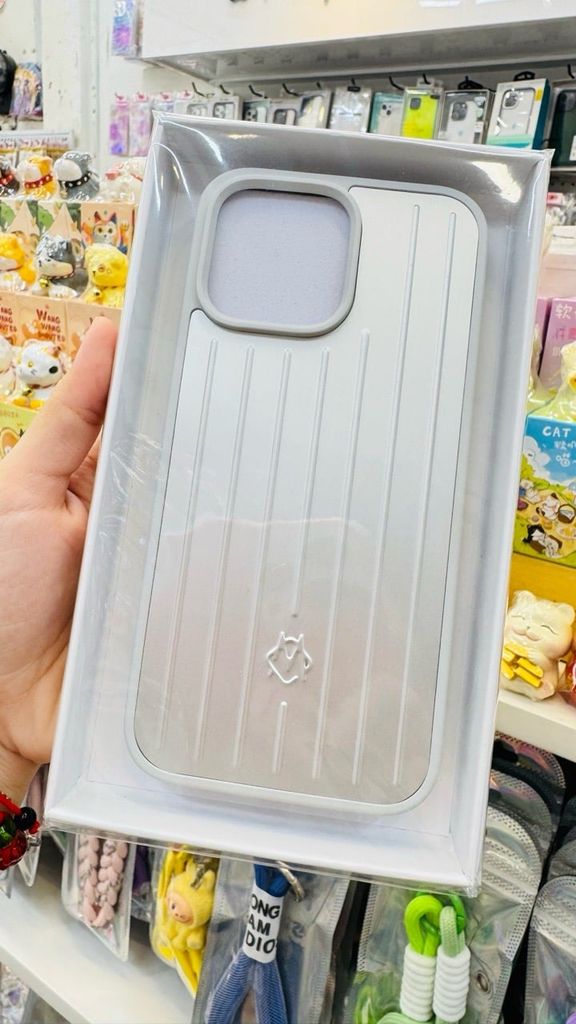 Case Ốp điện thoại iPhone Vân Vali RIMOWA Nhiều Màu Dòng iPhone 17Pro