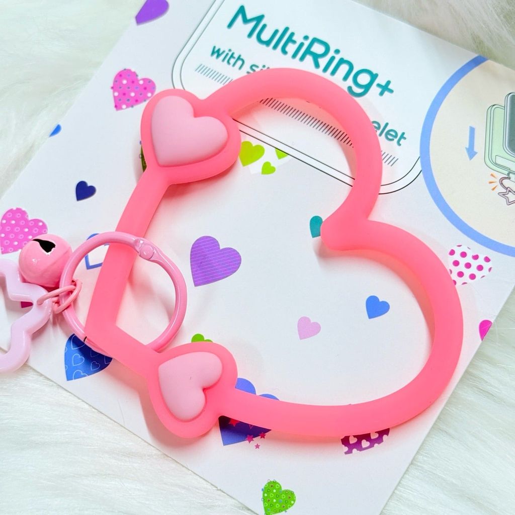 DÂY CHARM TRÁI TIM Silicone R.E.P CaseTify loại 2 CHỐNG BẨN