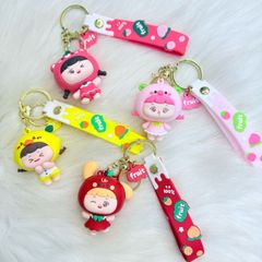 Móc khóa Cô bé Cosplay Fruit