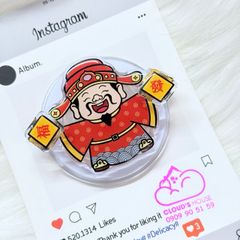 POPSOCKET Magsafe Nam Châm Hít Mẫu Mèo May Mắn Thần Tài TẾT 2026