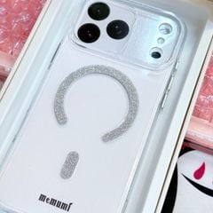 Case Ốp điện thoại iPhone MEMUMI Trong Ombre Bling Bling CASE Magsafe Trong Chống Shock iPhone 16Promax/ 17Promax