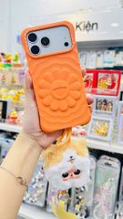 Case Ốp Điện thoại iPhone TAKASHI MURAKAMI x CASETiFY FLOWERS BLOOM Màu Cam Basic iPhone 17/16/15Pro/Promax