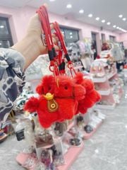 Móc Treo/ Móc Khóa Ngựa Gấu Bông Mã Đáo Thành Công Tài Lộc Tết