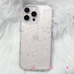 Case Ốp điện thoại iPhone Bling Bling Meomeo bé Mèo kute viền camera lấp la lấp lánh iPhone 13/14/15/16/17Pro/Promax