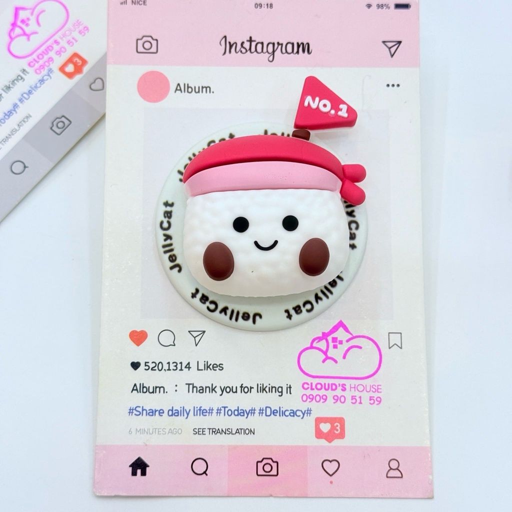 POPSOCKET Magsafe Nam Châm Hít Mẫu Đồ Ăn