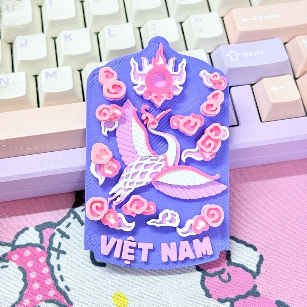 CNHN- Nam Châm Hít/ Dán Tủ Lạnh Quà Lưu Niệm Việt Nam Fridge Magnet - Refrigerator Magnet