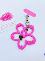 DÂY CHARM HOA Silicone R.E.P CaseTify CHỐNG BẨN kèm charm nhiều màu sắc