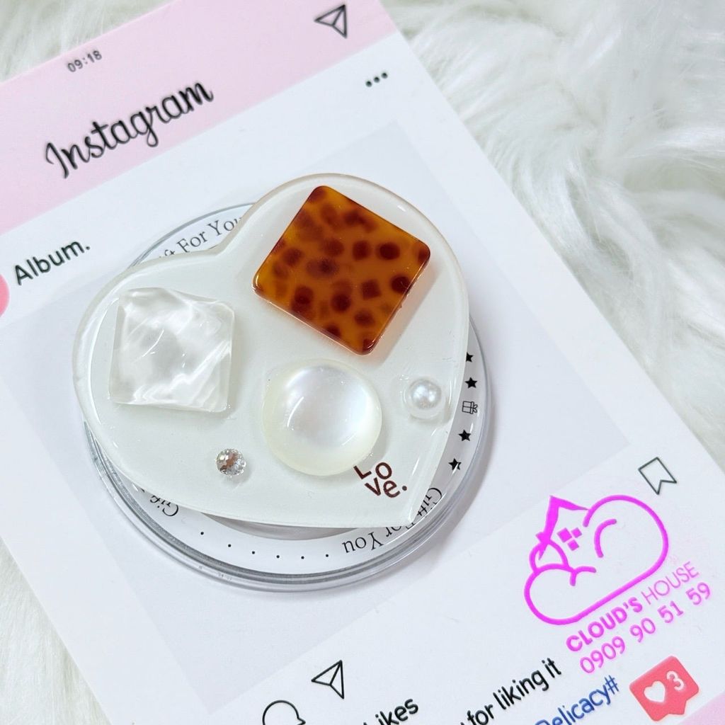 POPSOCKET Magsafe Nam Châm Hít Hình Trái Tim