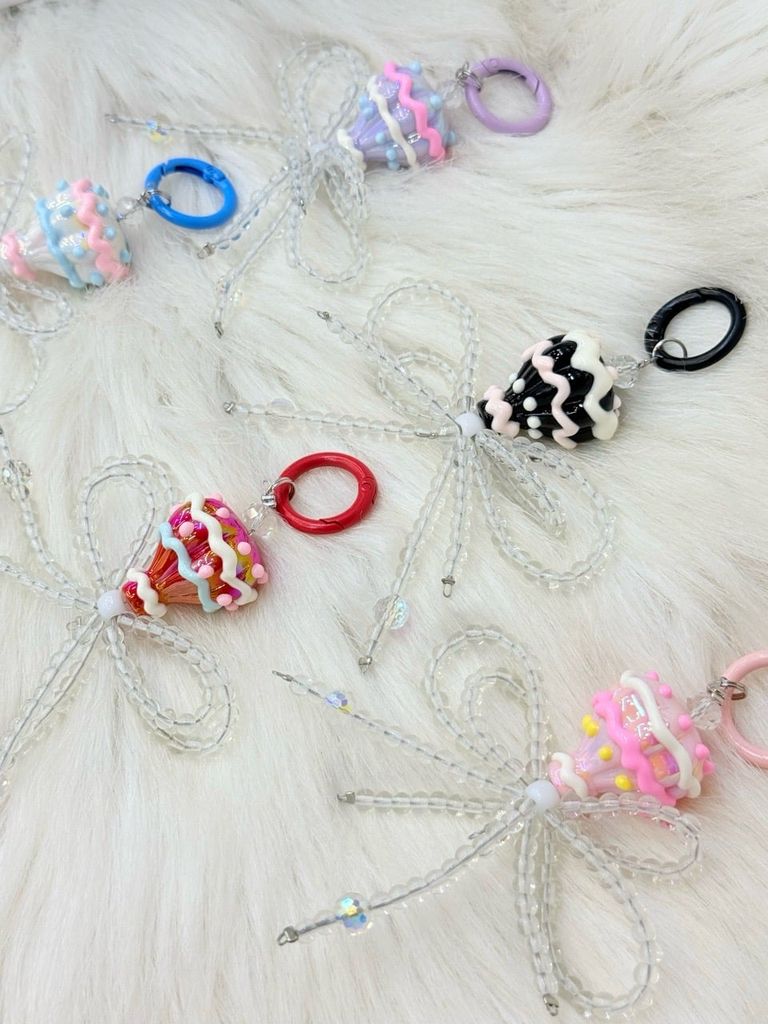 Móc khóa nơ Bling Bling