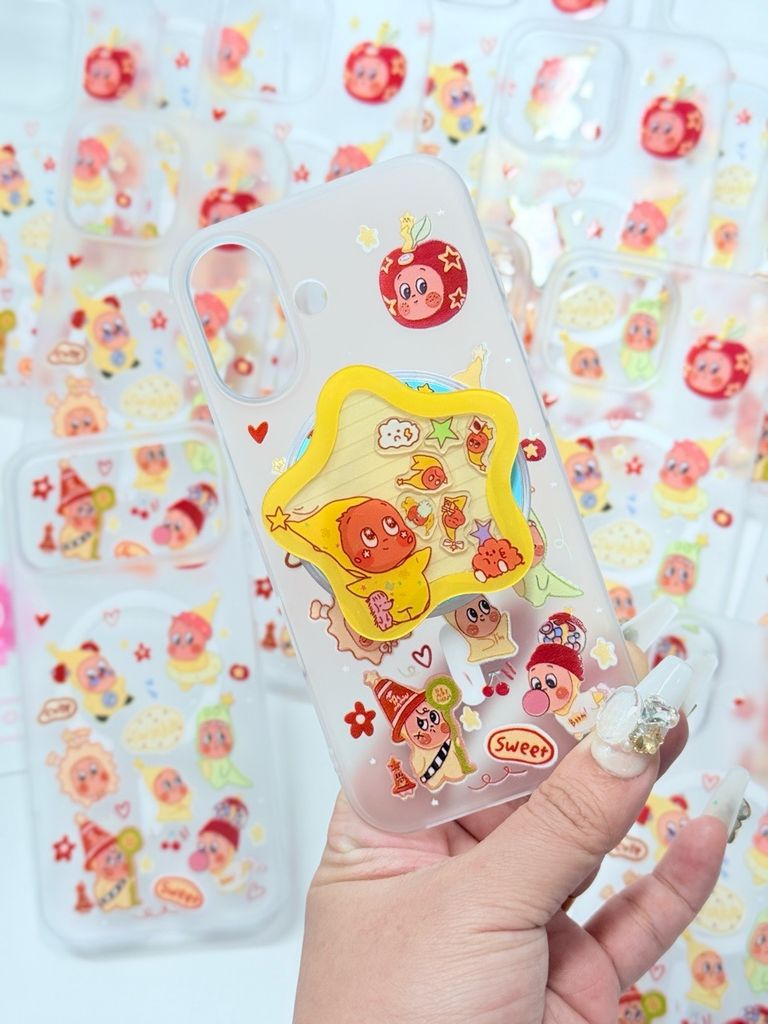 Case Ốp điện thoại iPhone Twinkle Twinkle Sweet Nhám Magsafe iPhone 13/14/15/16/17 Pro/Promax