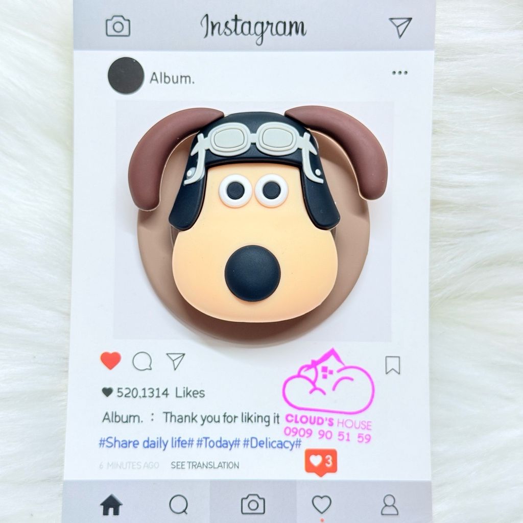 POPSOCKET Magsafe Nam Châm Hít CHÓ - MÈO Kute