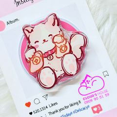 POPSOCKET Magsafe Nam Châm Hít Mẫu Mèo May Mắn Thần Tài TẾT 2026