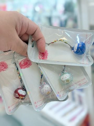 Móc Điện Thoại Mèo Lớn Mèo Nhỏ Móc Túi Phụ Kiện Đẹp nhiều màu ( Mèo 1 con)
