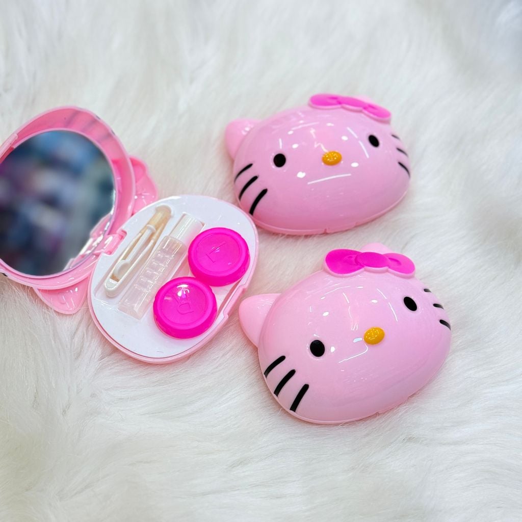 Hộp Đựng Contact Lens Hello Kitty, Totoro, Doraemon Siêu Kute