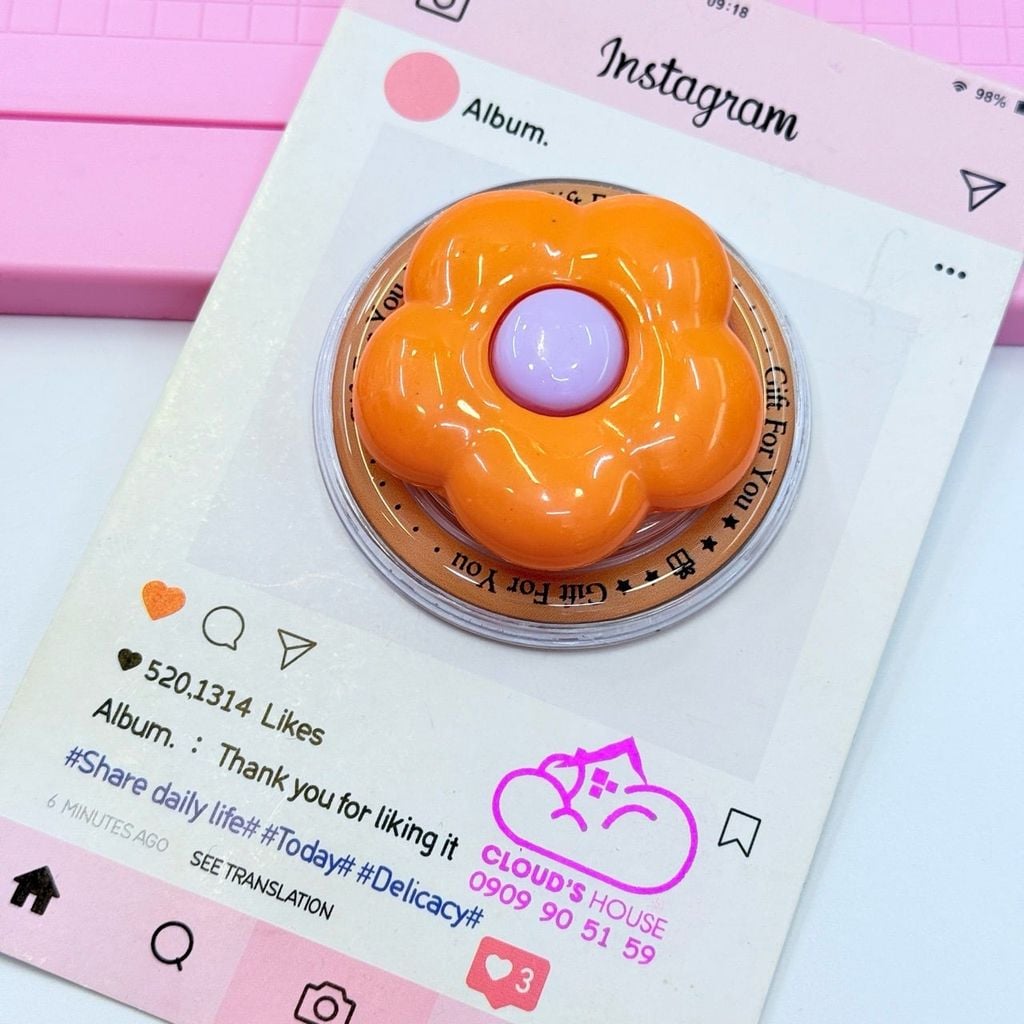 POPSOCKET Magsafe Nam Châm Hít Mẫu BÔNG HOA