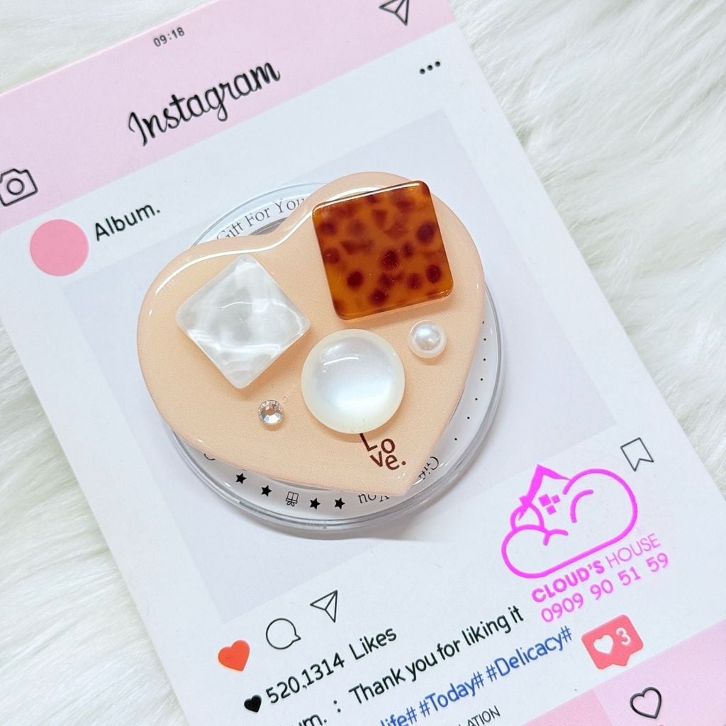 POPSOCKET Magsafe Nam Châm Hít Hình Trái Tim