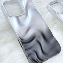 Case Ốp điện thoại iPhone Gợn Sóng Ombre Đen iPhone 13/14/15/16/Pro/Promax