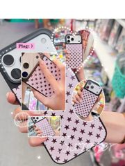 Case Ốp Điện thoại iPhone NGÔI SAO NỀN HỒNG CaseTify iPhone 17/16/15/14/13/Promax