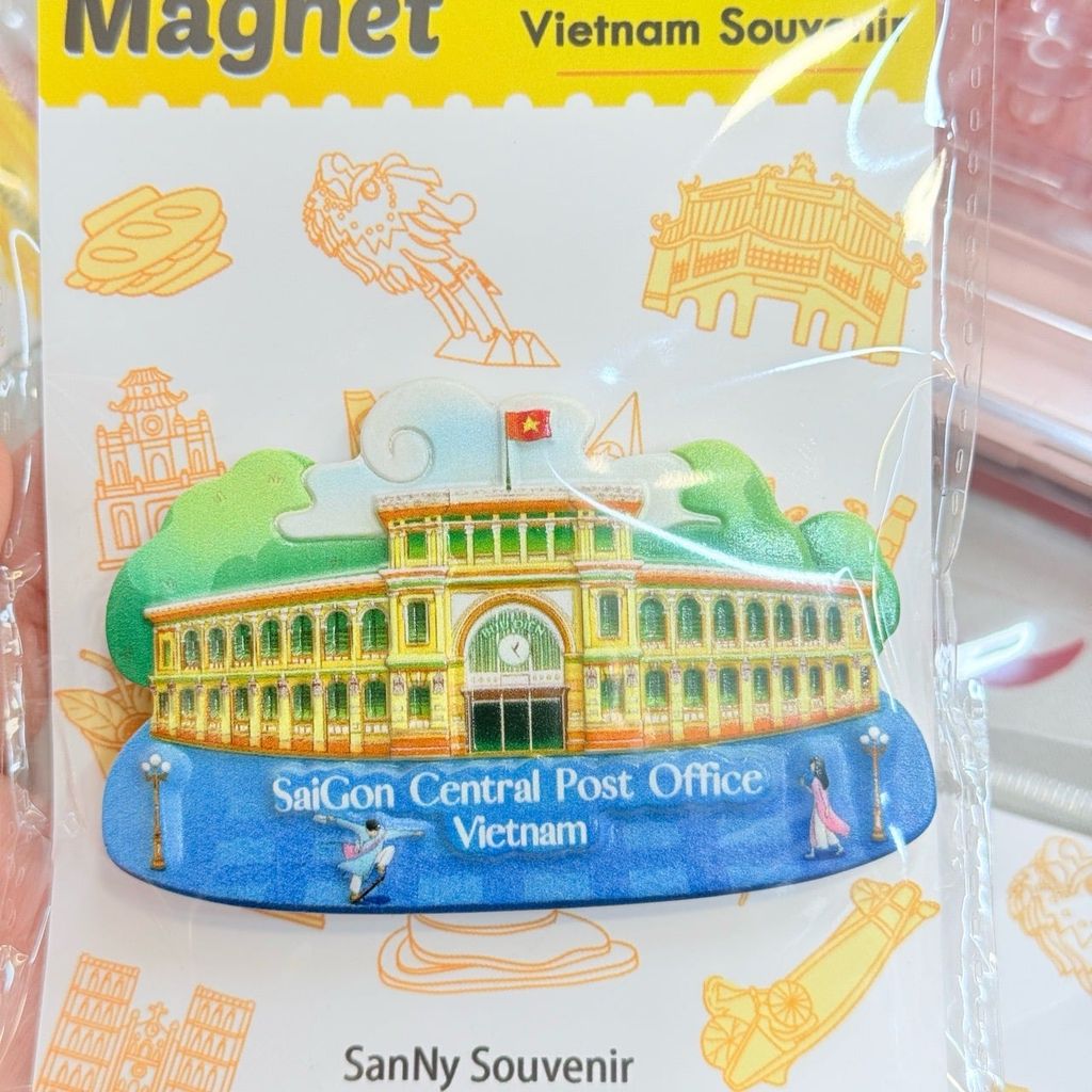 Nam châm Magnet Trang Trí Tủ Lạnh Fridge Magnet - Địa Danh Việt Nam - Món Ăn Việt Nam - Quà lưu niệm Việt Nam